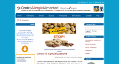 Desktop Screenshot of centroallergiealimentari.eu